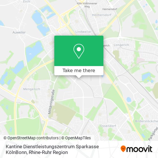 Kantine Dienstleistungszentrum Sparkasse KölnBonn map