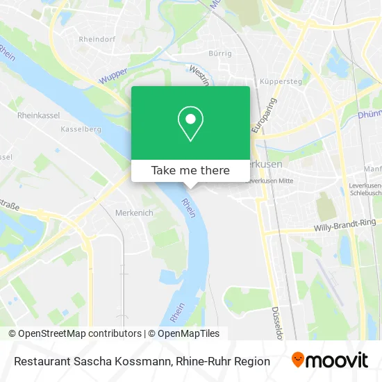 Restaurant Sascha Kossmann map