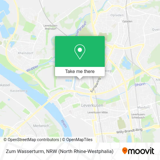 Карта Zum Wasserturm