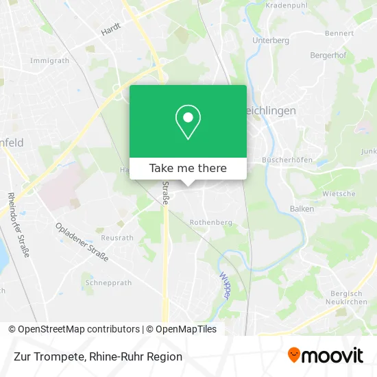 Карта Zur Trompete