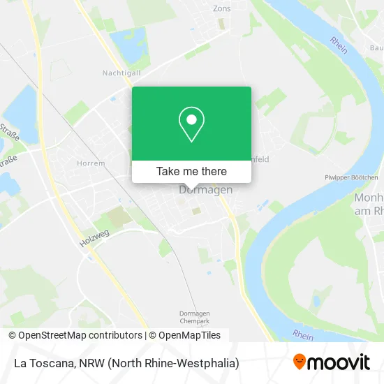 Карта La Toscana