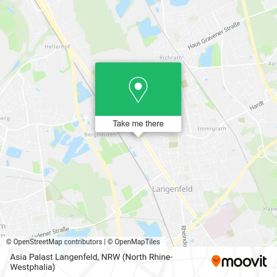 Карта Asia Palast Langenfeld