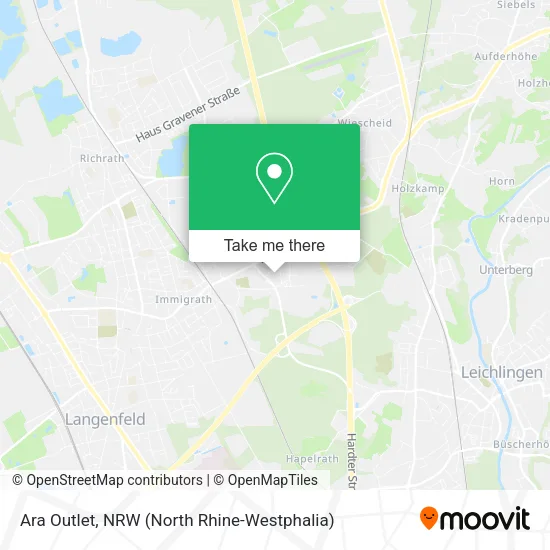 Ara Outlet map
