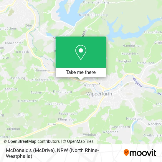 McDonald's (McDrive) map