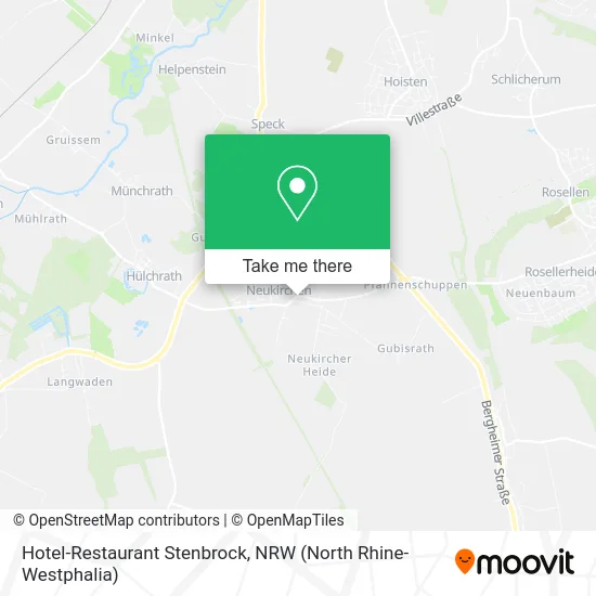 Hotel-Restaurant Stenbrock map