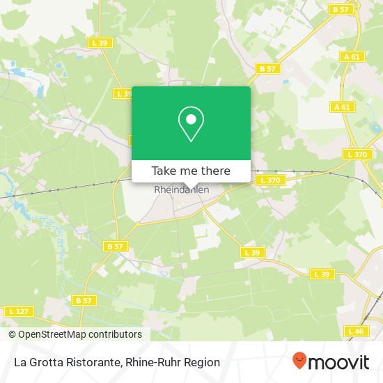 Карта La Grotta Ristorante, Am Wickrather Tor 17 Rheindahlen, 41179 Mönchengladbach