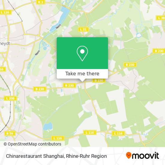 Chinarestaurant Shanghai map