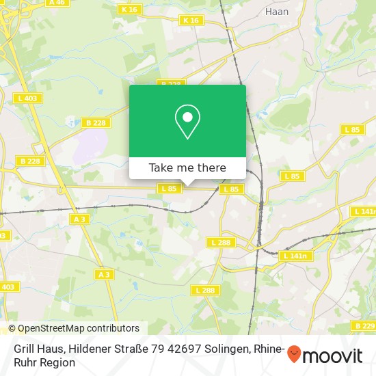 Grill Haus, Hildener Straße 79 42697 Solingen map