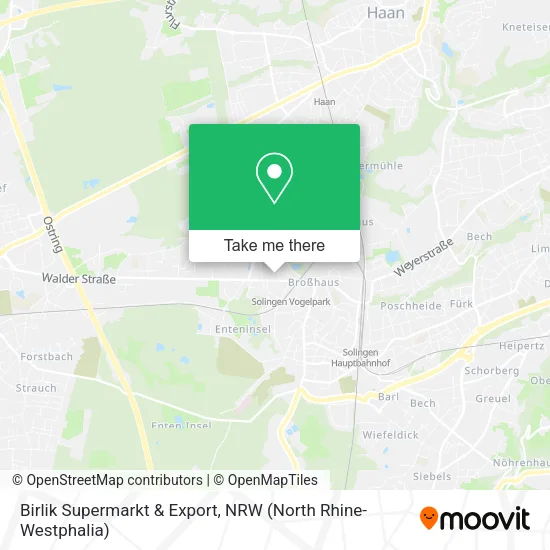 Карта Birlik Supermarkt & Export