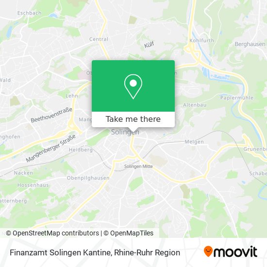 Finanzamt Solingen Kantine map