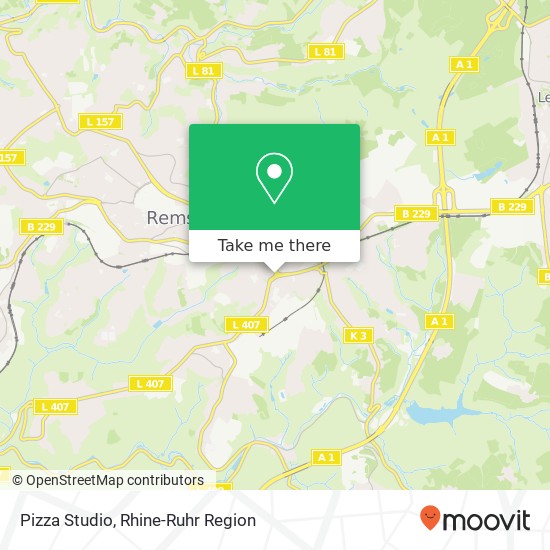 Pizza Studio, Burger Straße 2 42859 Remscheid map