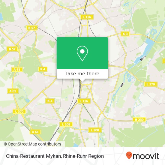 China-Restaurant Mykan, Bahnhofstraße 34 Rheydt, 41236 Mönchengladbach map