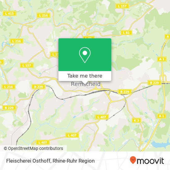 Fleischerei Osthoff, Markt 6 42853 Remscheid map