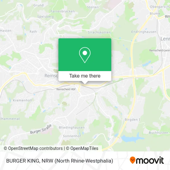 Карта BURGER KING