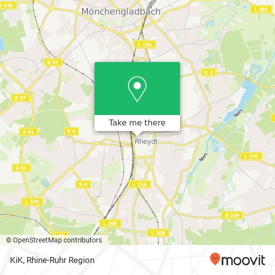 KiK, Hauptstraße 1 Rheydt, 41236 Mönchengladbach map