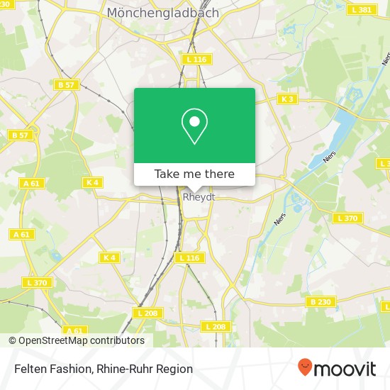 Felten Fashion, Harmoniestraße 20 Rheydt, 41236 Mönchengladbach map