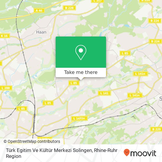 Карта Türk Egitim Ve Kültür Merkezi Solingen
