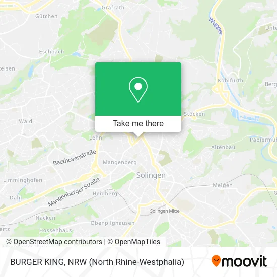 Карта BURGER KING