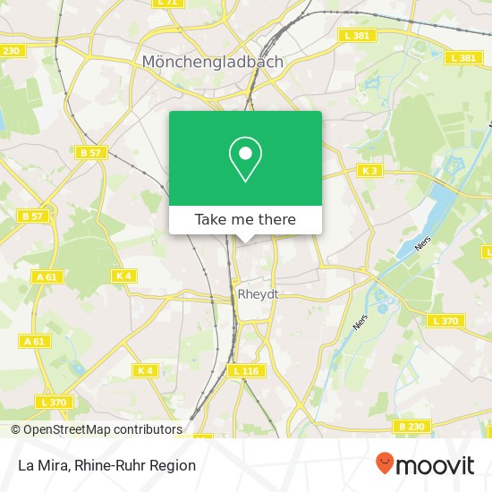 La Mira, Nordstraße 32 Rheydt, 41236 Mönchengladbach map