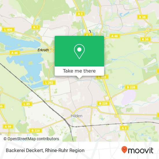 Backerei Deckert, Beethovenstraße 37 40724 Hilden map