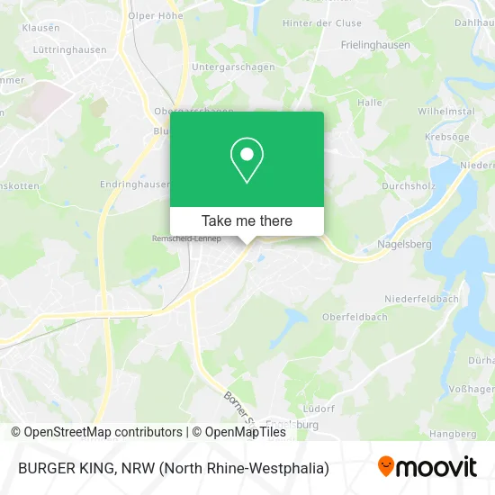 Карта BURGER KING