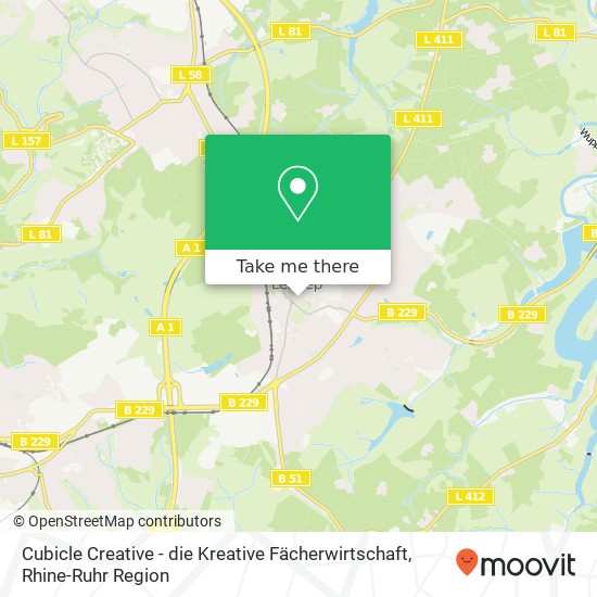 Cubicle Creative - die Kreative Fächerwirtschaft, Kölner Straße 26 Lennep, 42897 Remscheid map