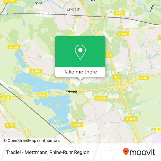 Карта Tradiel - Mettmann