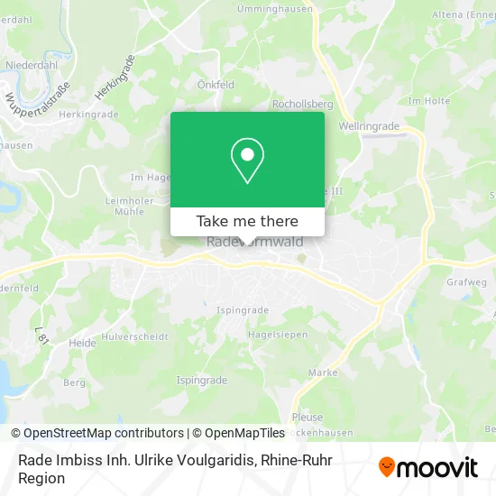 Карта Rade Imbiss Inh. Ulrike Voulgaridis