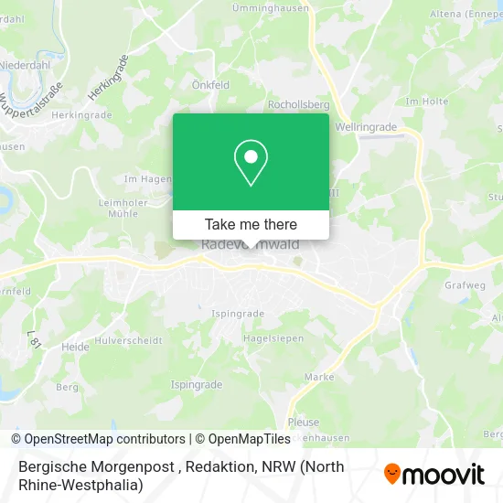 Карта Bergische Morgenpost , Redaktion