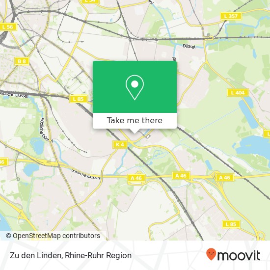 Карта Zu den Linden