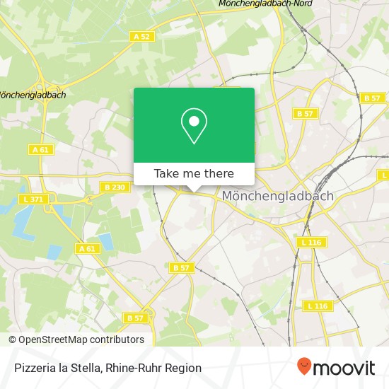 Pizzeria la Stella, Waldnieler Straße 145 Waldhausen, 41068 Mönchengladbach map