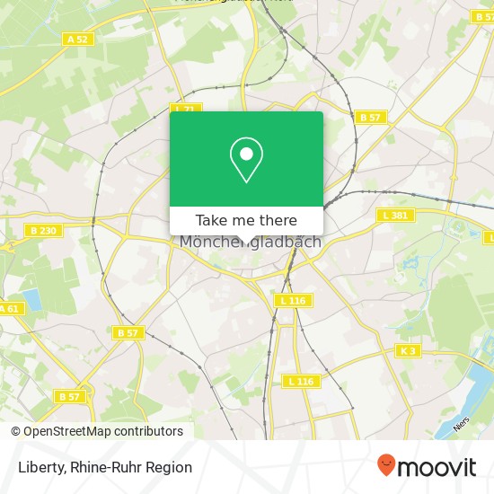 Liberty, Hindenburgstraße 47 Innenstadt, 41061 Mönchengladbach map