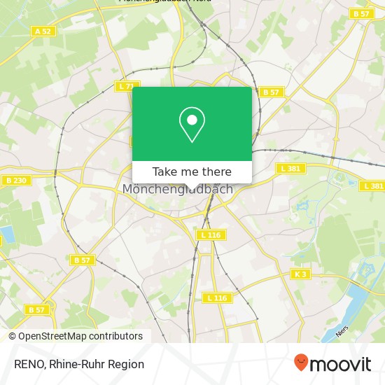 RENO, Hindenburgstraße 94 Innenstadt, 41061 Mönchengladbach map