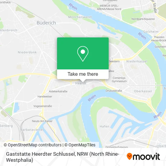 Карта Gaststatte Heerdter Schlussel