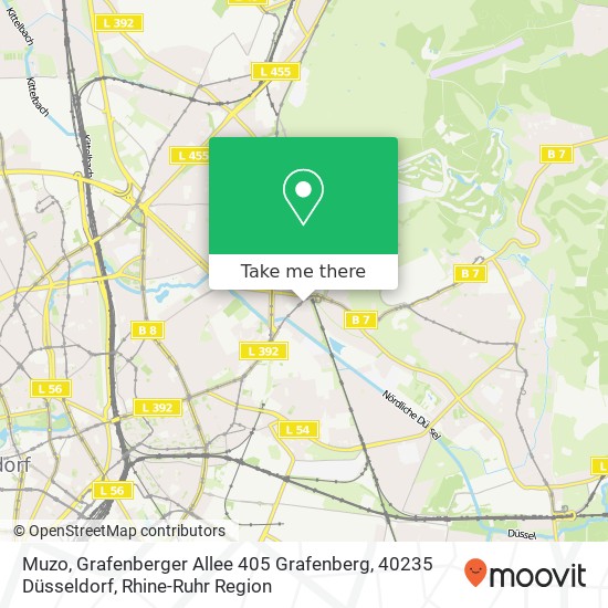 Muzo, Grafenberger Allee 405 Grafenberg, 40235 Düsseldorf map