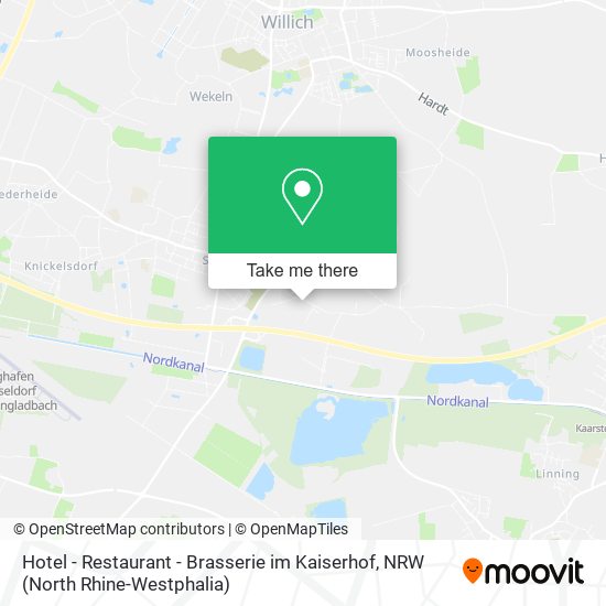 Hotel - Restaurant - Brasserie im Kaiserhof map