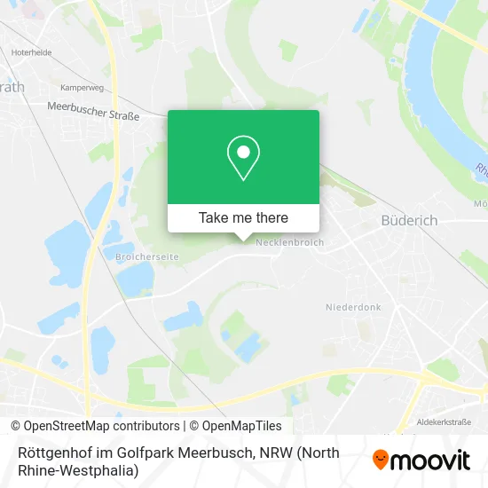 Карта Röttgenhof im Golfpark Meerbusch
