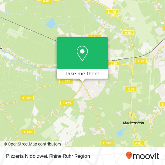 Pizzeria Nido zwei, Lange Straße 125 Dülken, 41751 Viersen map