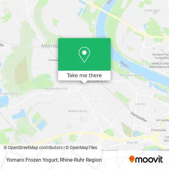Yomaro Frozen Yogurt map