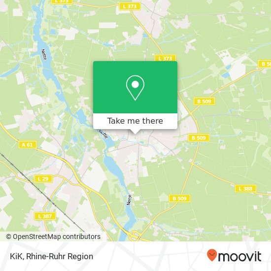 Карта KiK, Von-Bocholtz-Straße 10 Lobberich, 41334 Nettetal