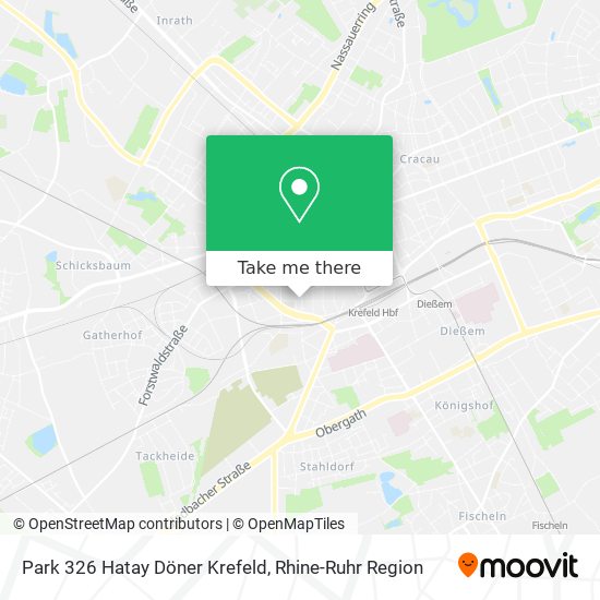 Park 326 Hatay Döner Krefeld map