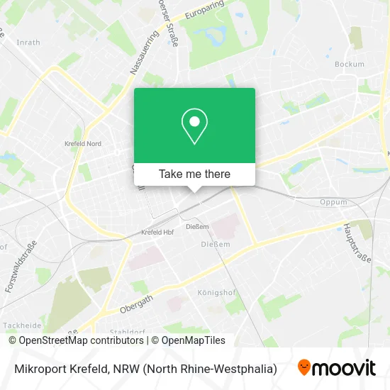 Карта Mikroport Krefeld