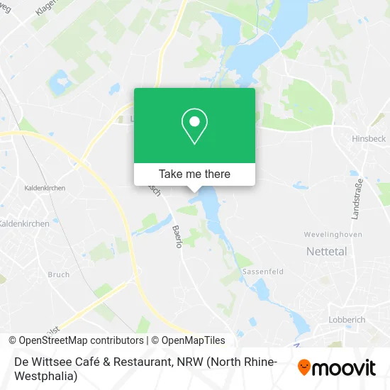 Карта De Wittsee Café & Restaurant