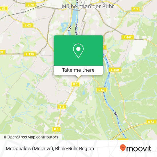 McDonald's (McDrive), Kölner Straße 36 Saarn, 45481 Mülheim an der Ruhr map