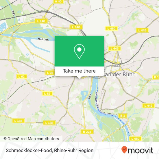 Карта Schmecklecker-Food, Frankenallee 8 Broich, 45479 Mülheim an der Ruhr