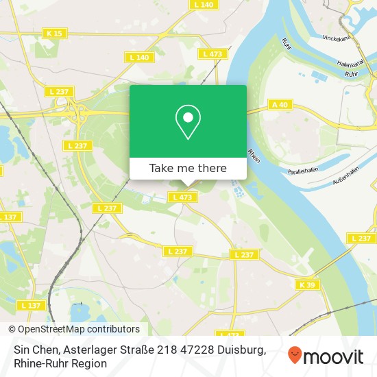 Sin Chen, Asterlager Straße 218 47228 Duisburg map