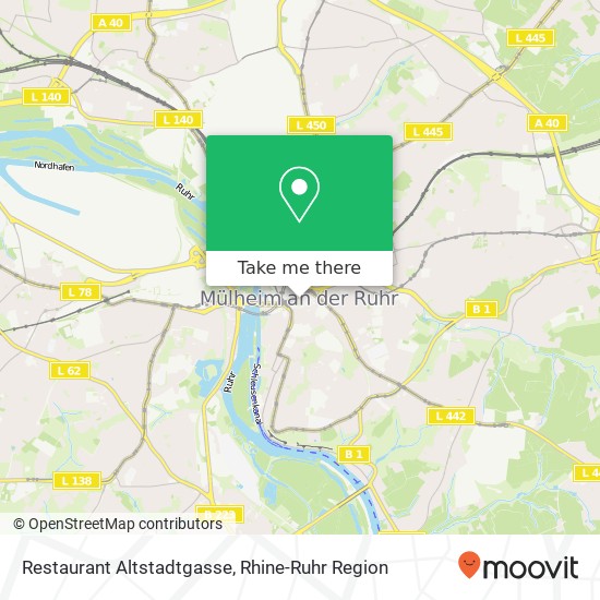 Restaurant Altstadtgasse, Bachstraße 25 45468 Mülheim an der Ruhr map