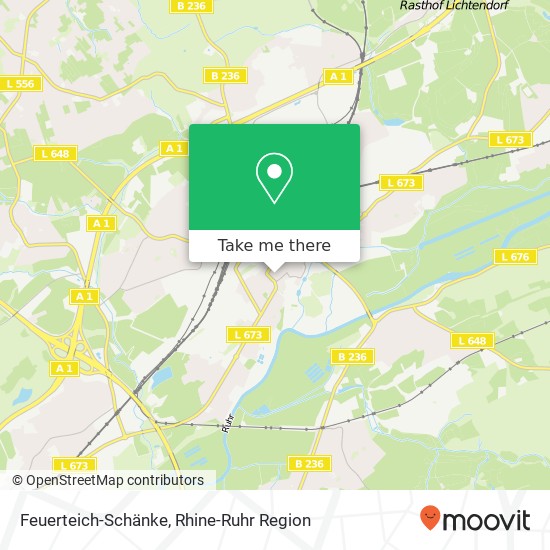Feuerteich-Schänke map