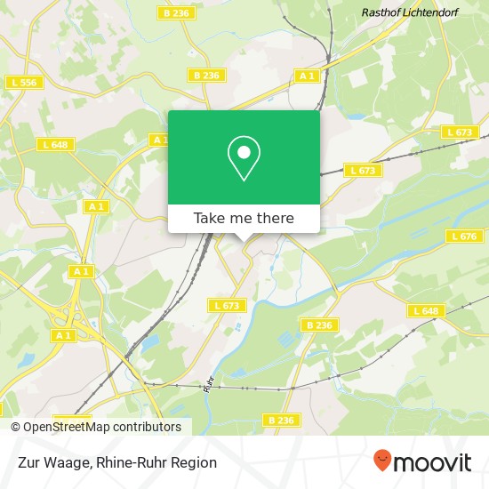 Zur Waage map