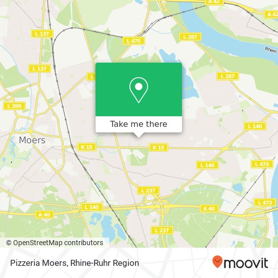 Pizzeria Moers, Eichenstraße 172 Moers-Hochstraß, 47443 Moers map